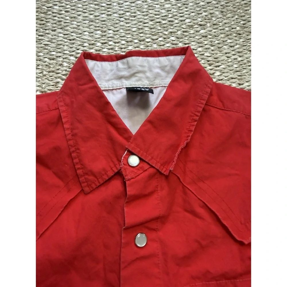Vintage Maui‎ And Sons Short Sleeve Pearl Snap Button Up Shirt